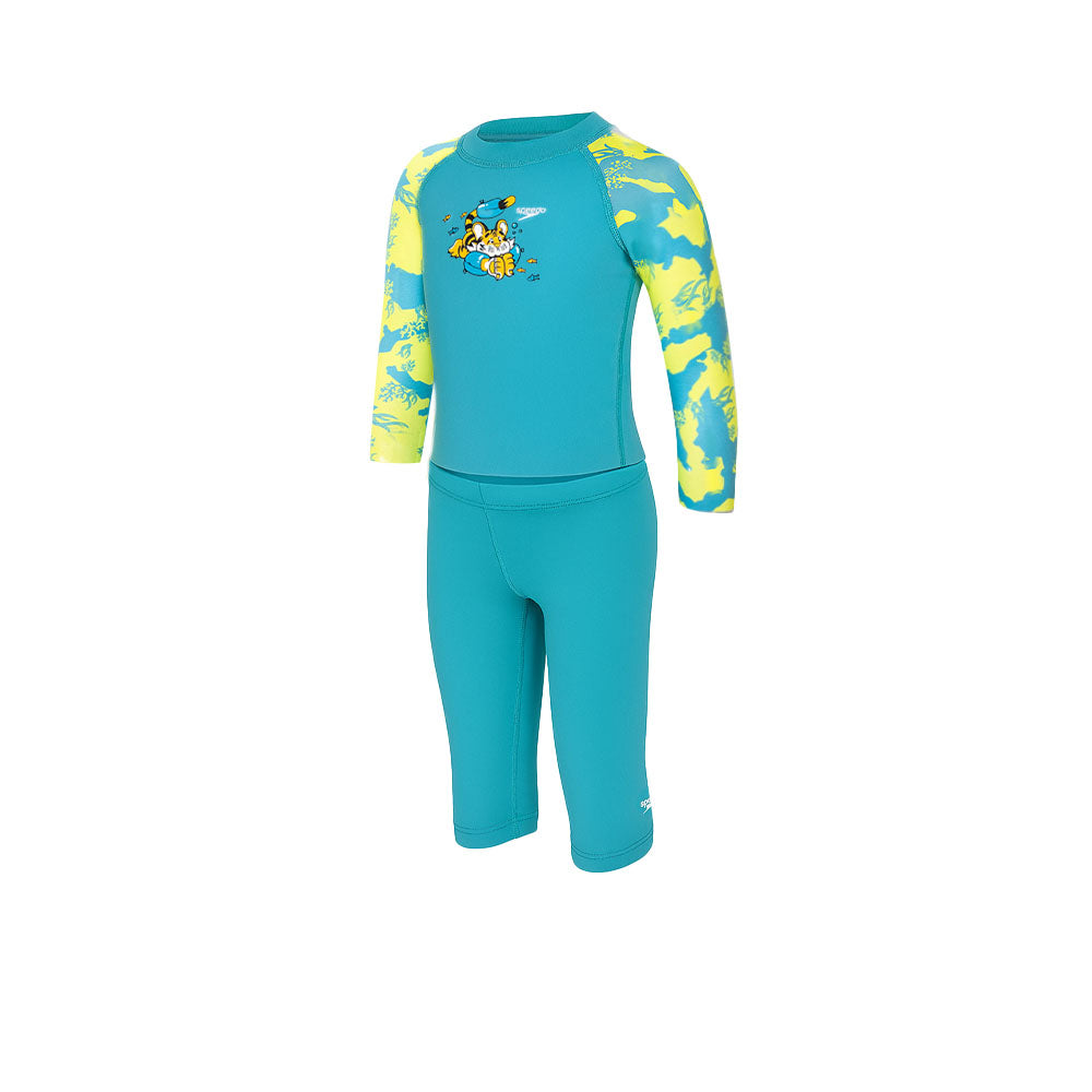 SPEEDO Neo Long Sleeve Rash Top & Pants Boys Swimsuit
