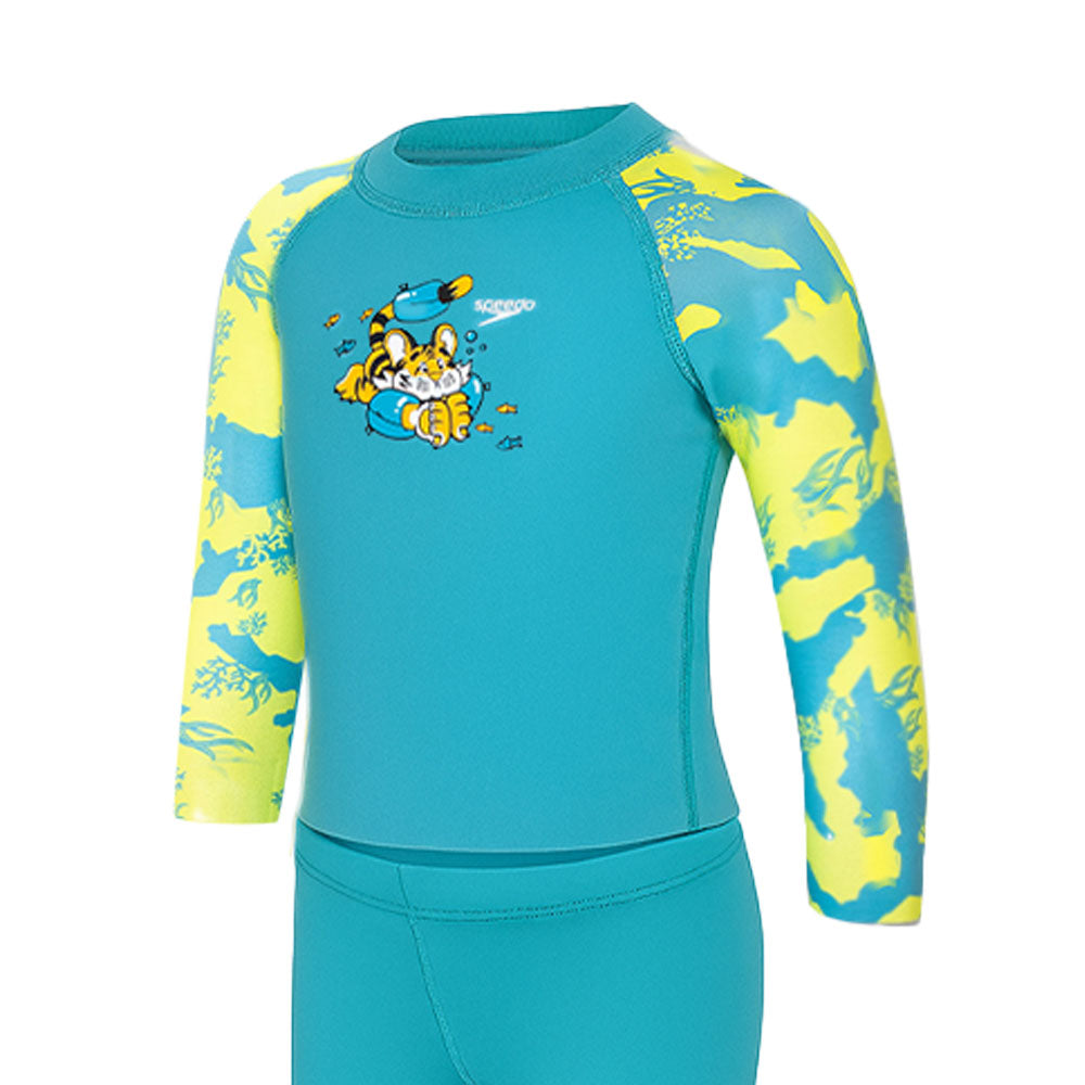 SPEEDO Neo Long Sleeve Rash Top & Pants Boys Swimsuit