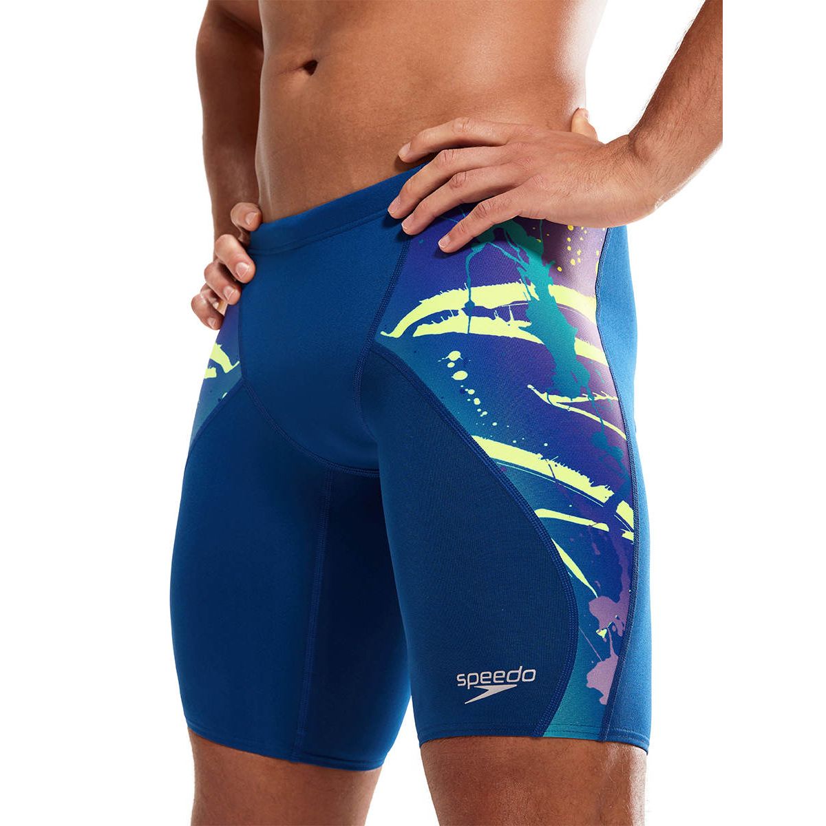 SPEEDO Placement Digital V-Cut Jammer Men's Swim Shorts - Supersports Thailand Supersports Thailand