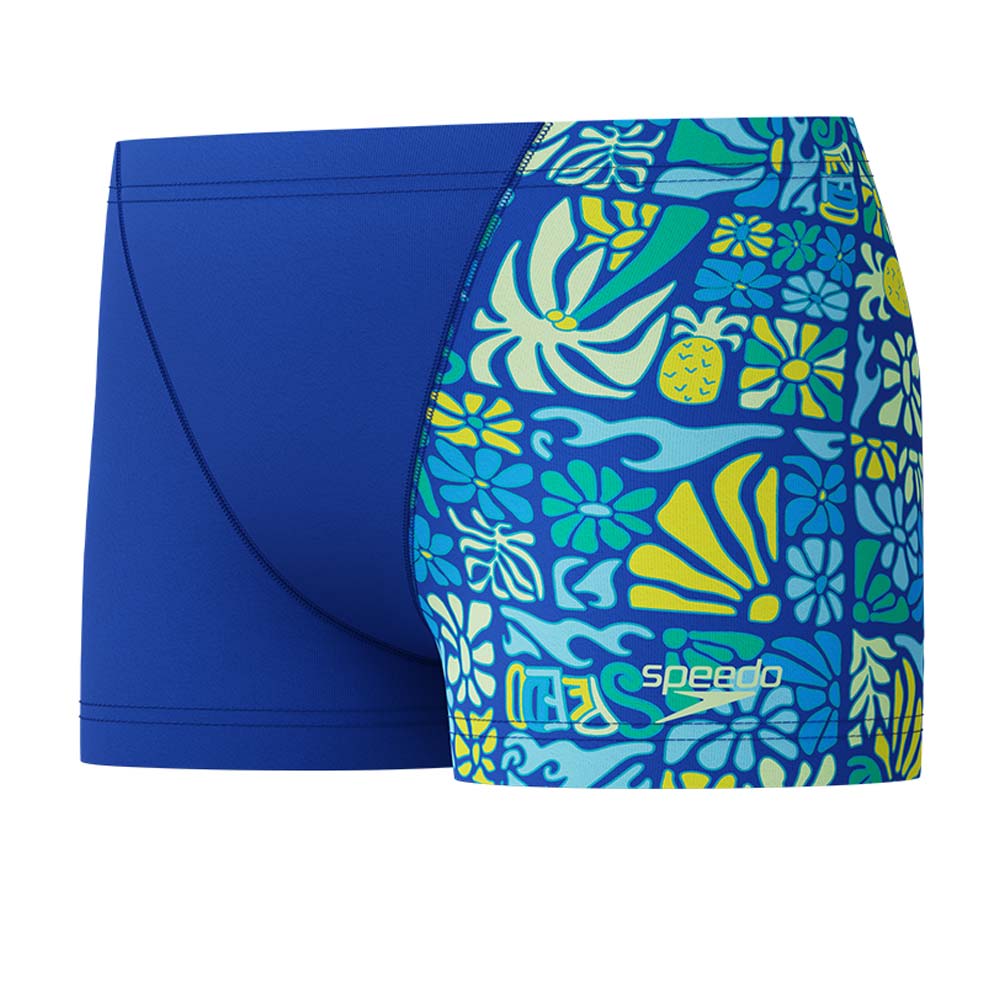 SPEEDO Printed V-Cut Aquashort Boys Swim Shorts - Supersports Thailand Supersports Thailand
