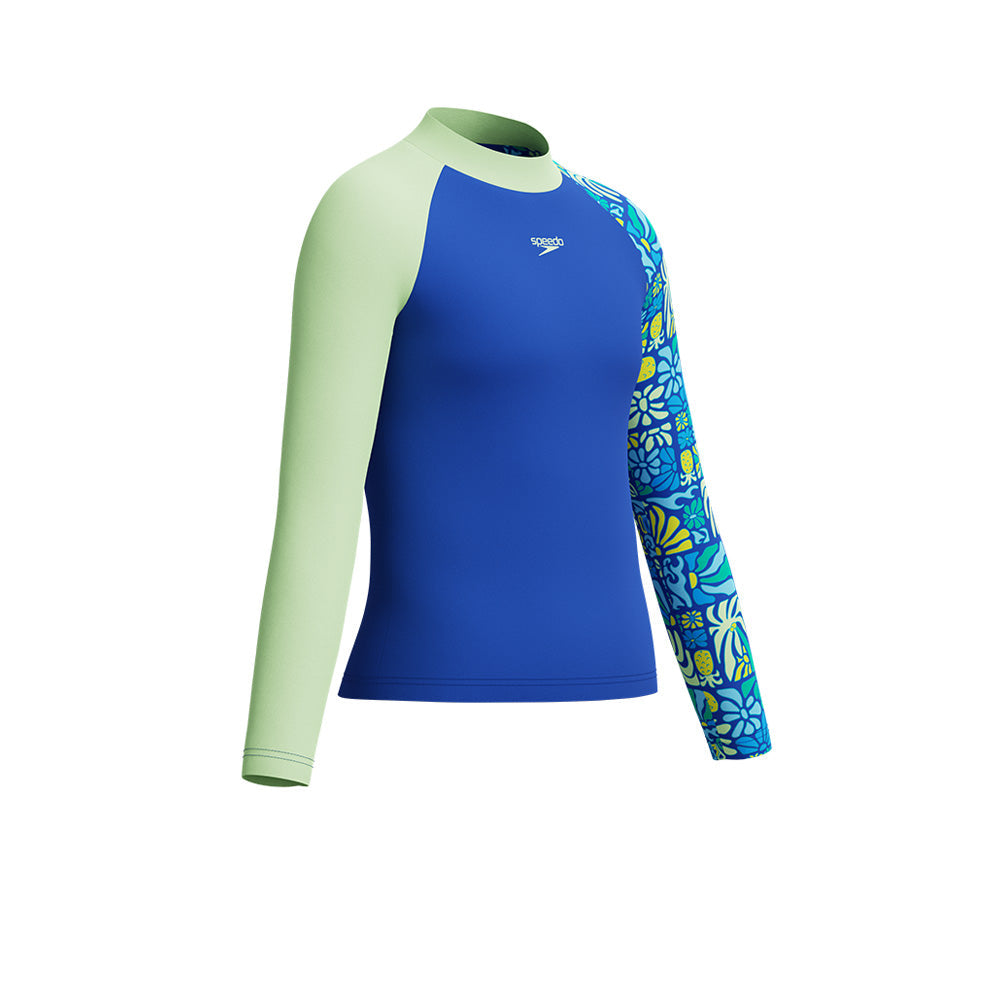 SPEEDO Printed Long Sleeve Boys Rashguard - Supersports Thailand