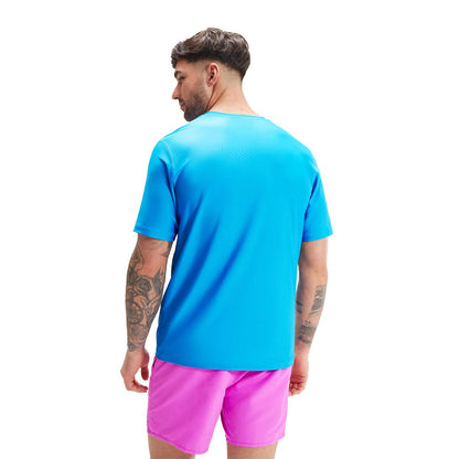 SPEEDO Printed Short Sleeve Men's Swim Shirt - Supersports Thailand