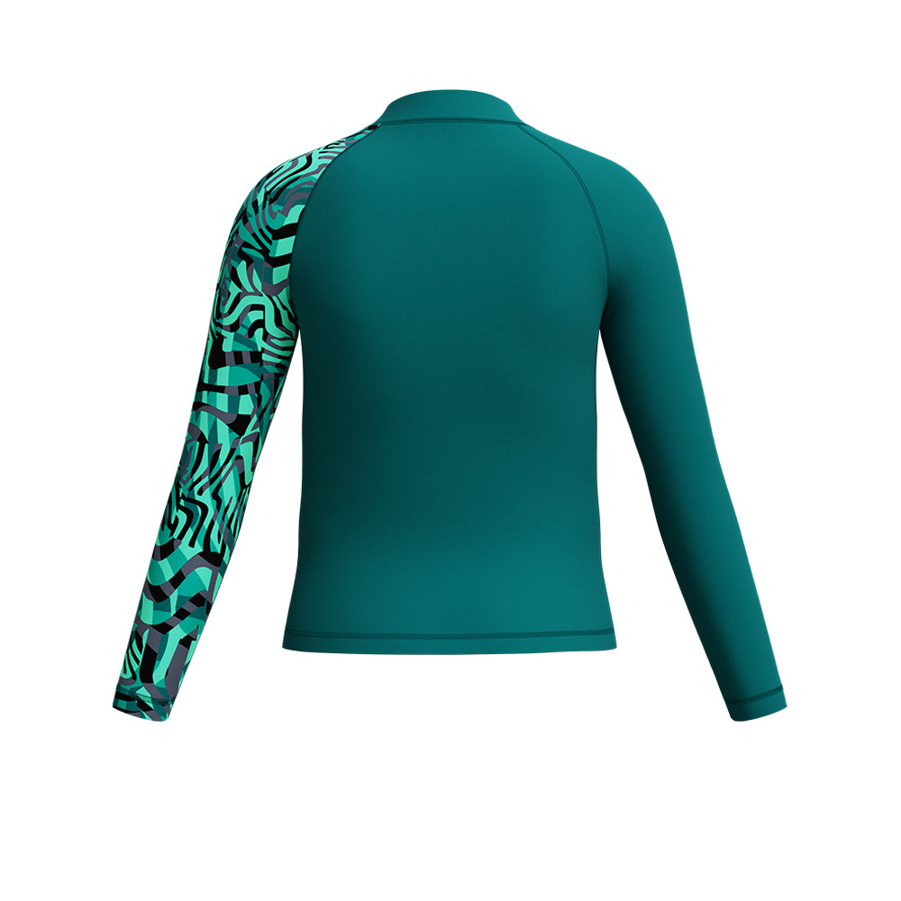SPEEDO Printed Long Sleeve เสื้อรัชการ์ดเด็กผู้ชาย