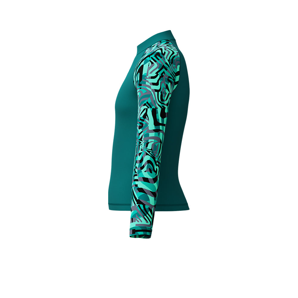 SPEEDO Printed Long Sleeve เสื้อรัชการ์ดเด็กผู้ชาย