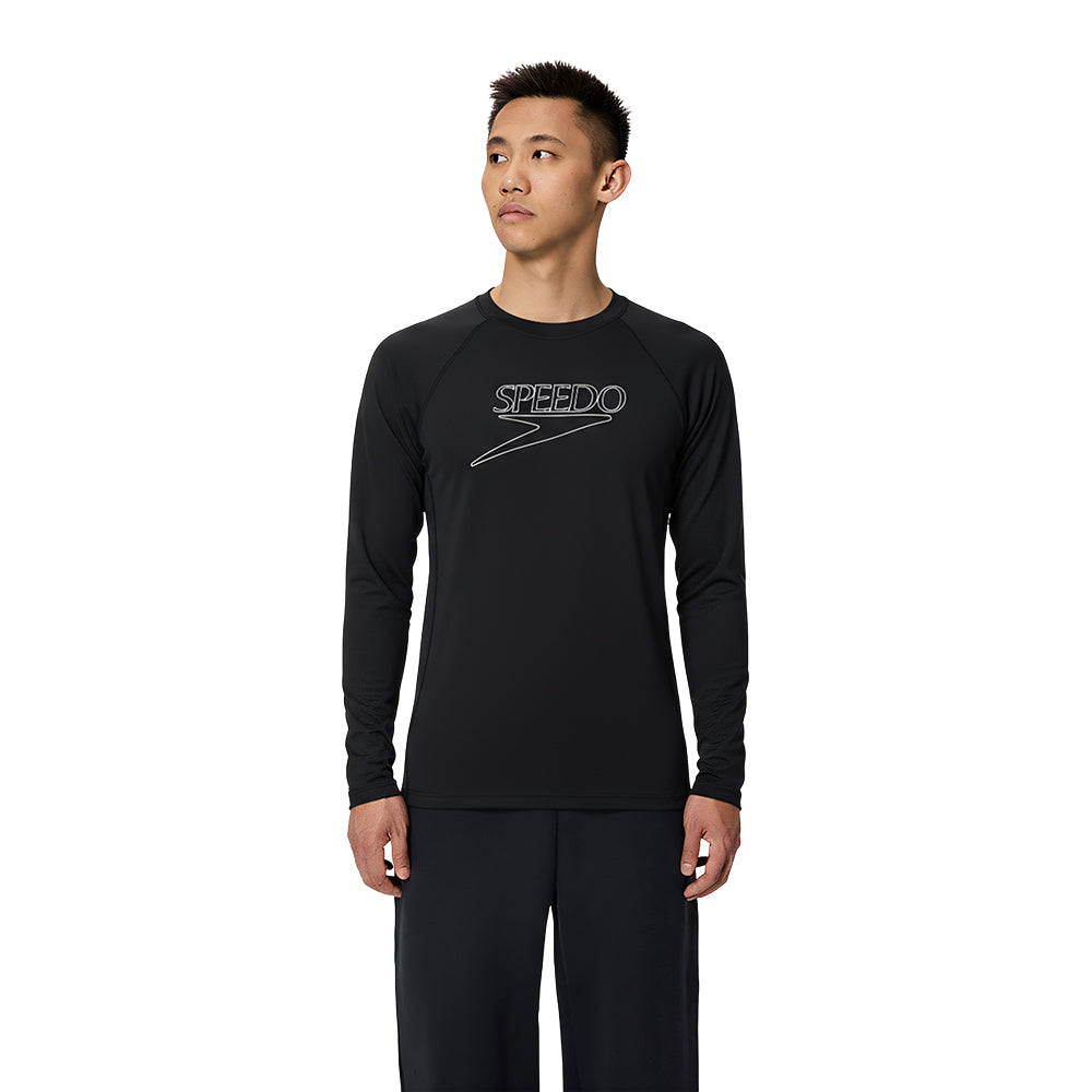 SPEEDO Logo Endurance+ Long Sleeve Men's Rashguard - Supersports Thailand