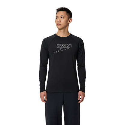 SPEEDO Logo Endurance+ Long Sleeve Men's Rashguard - Supersports Thailand