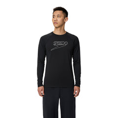 SPEEDO Logo Endurance+ Long Sleeve Men's Rashguard - Supersports Thailand