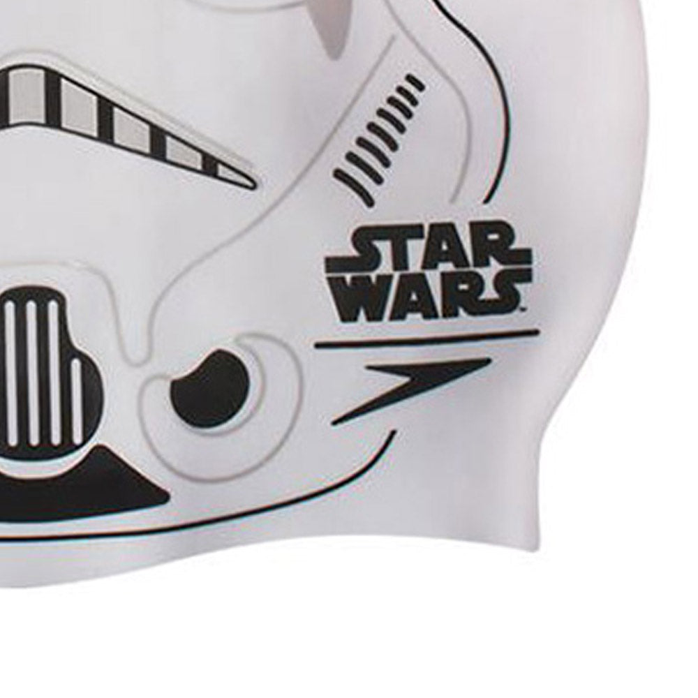 SPEEDO Stormtrooper Junior Slogan Kids Swimming Cap