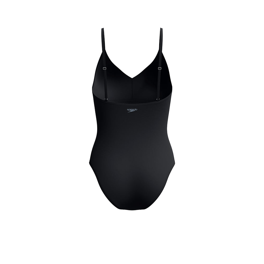 SPEEDO Solid V-Neck Women's Swimsuit - Supersports Thailand