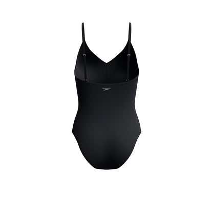 SPEEDO Solid V-Neck Women's Swimsuit - Supersports Thailand