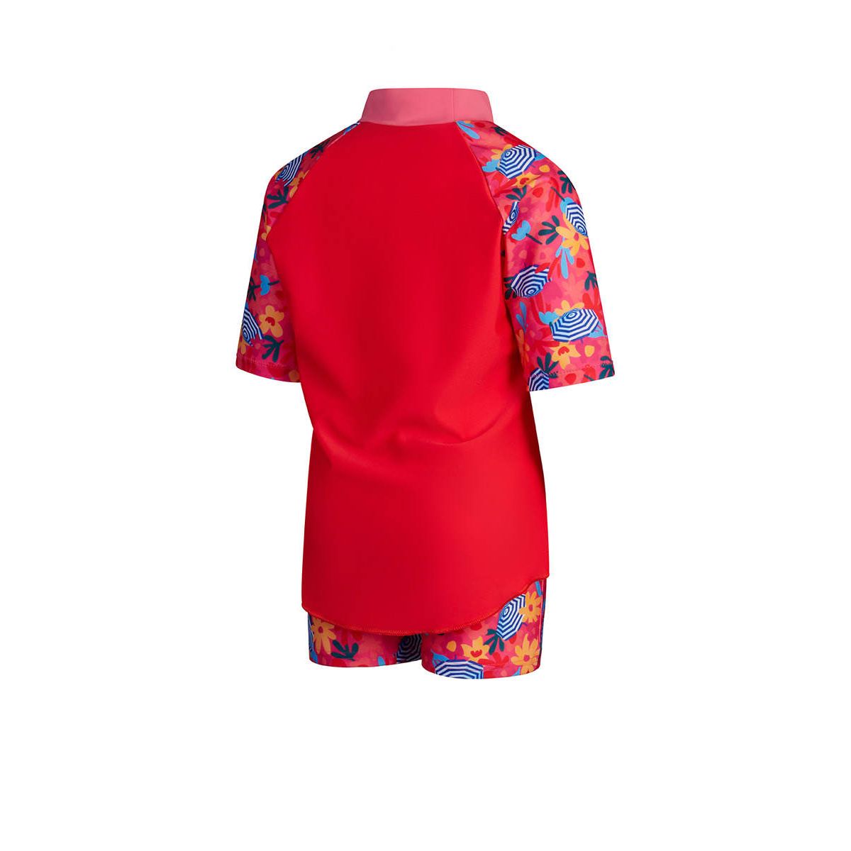 SPEEDO Digital Short Sleeve Rash Top Set Girls Swimsuit - Supersports Thailand Supersports Thailand