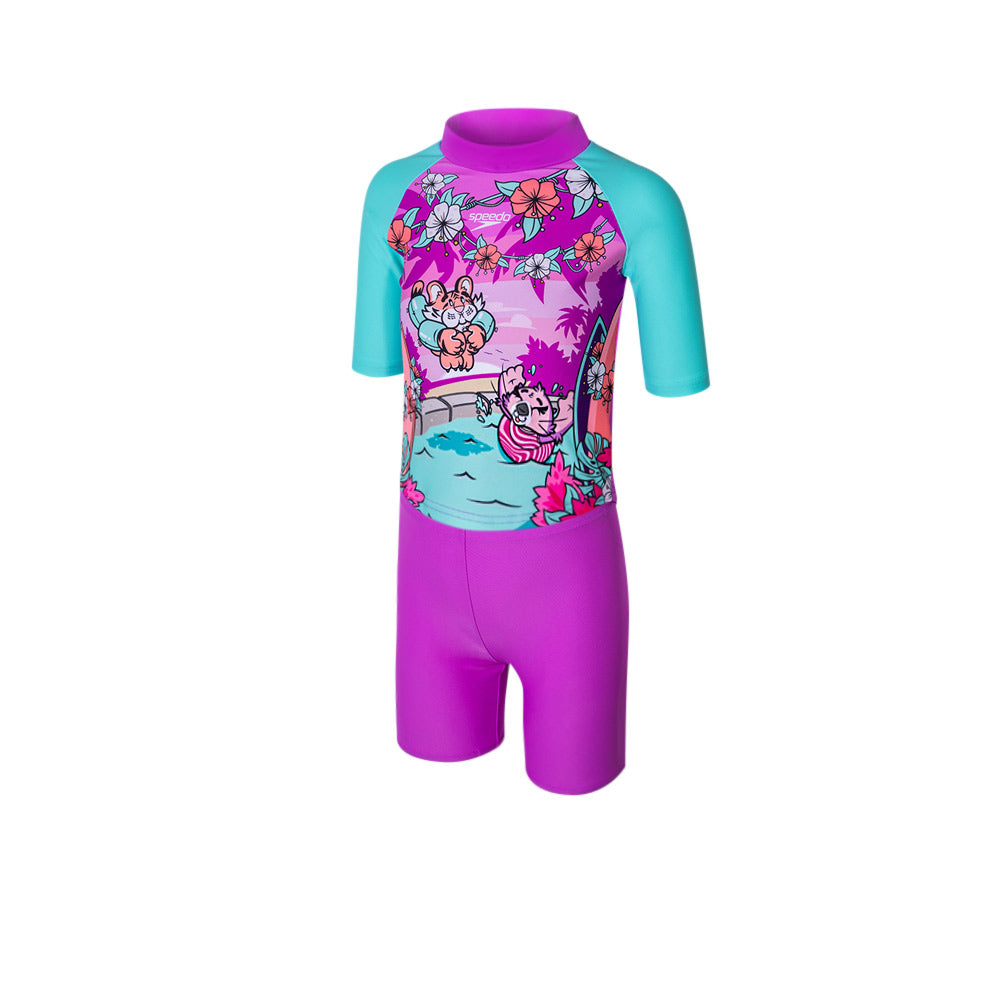 SPEEDO Learn to Swim Sun Protection Girls Rashguard Set - Supersports Thailand