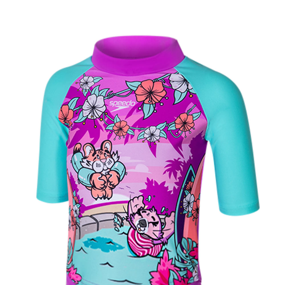 SPEEDO Learn to Swim Sun Protection ชุดรัชการ์ดเด็กผู้หญิง