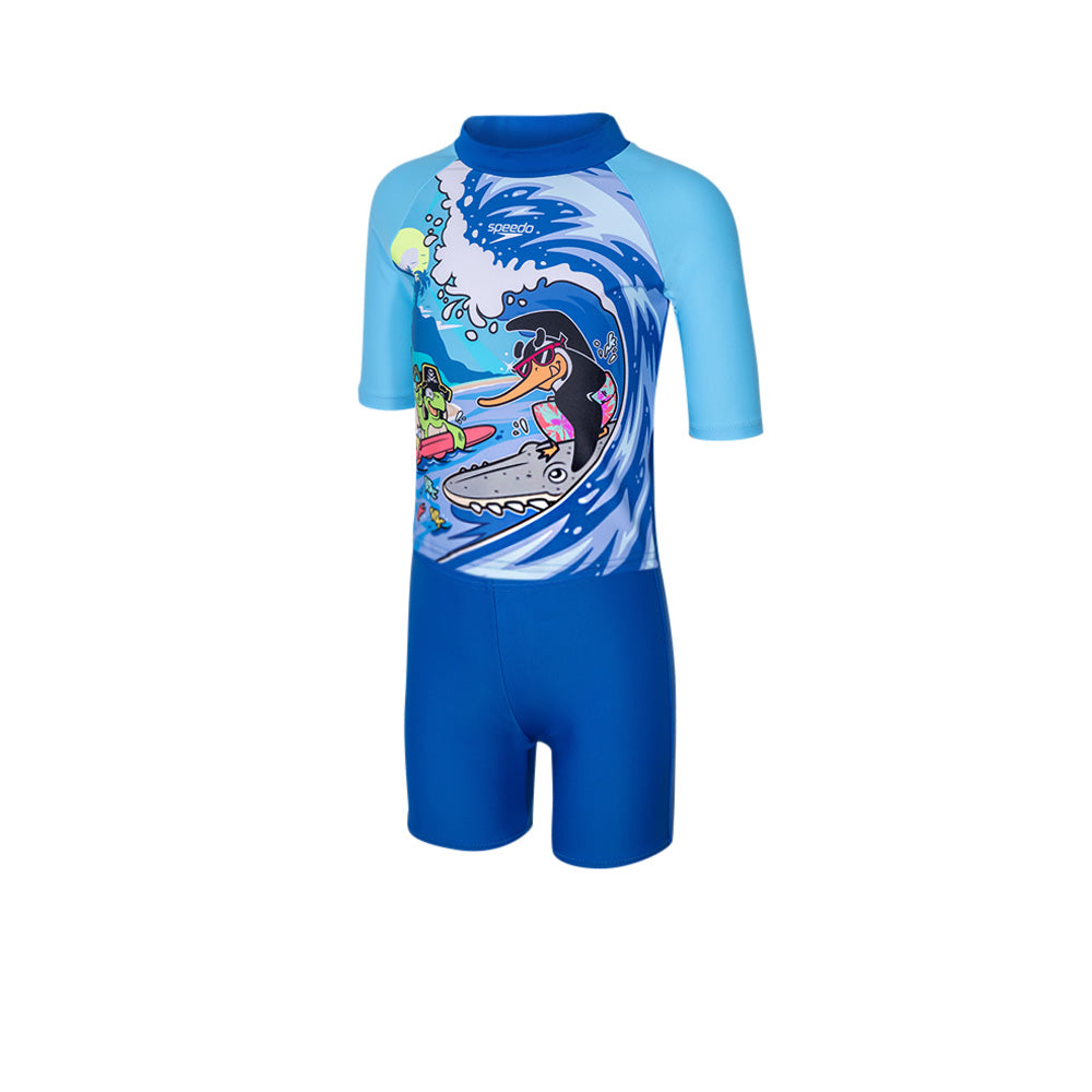 SPEEDO Learn to Swim Sun Protection Boys Rashguard Set