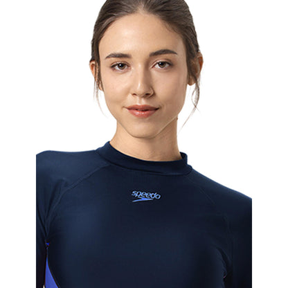 SPEEDO Long Sleeve Rash Top & Jammer Set ชุดว่ายน้ำผู้หญิง