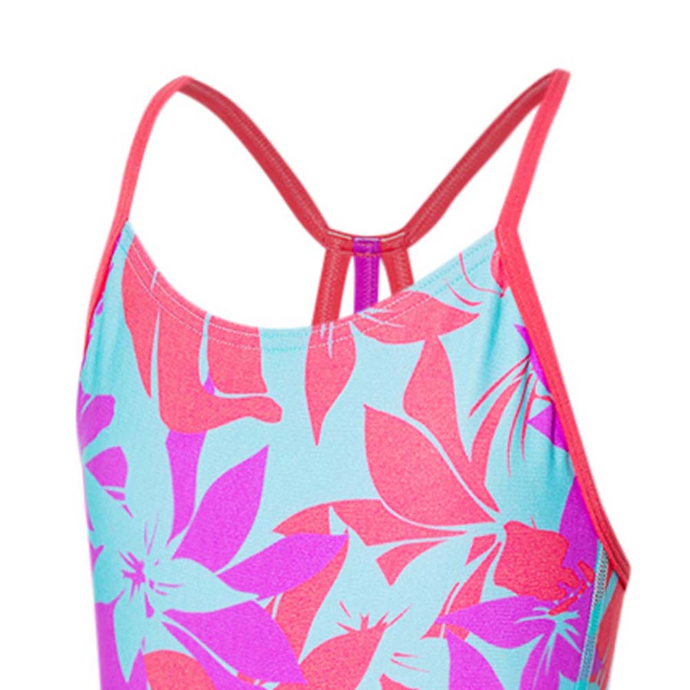 SPEEDO Allover Lane Line Back Girls Swimsuit - Supersports Thailand