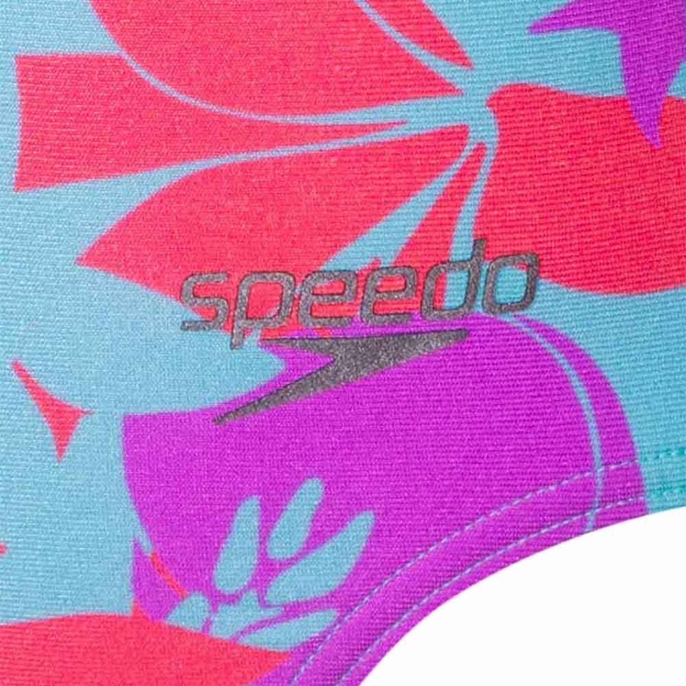 SPEEDO Allover Lane Line Back Girls Swimsuit - Supersports Thailand