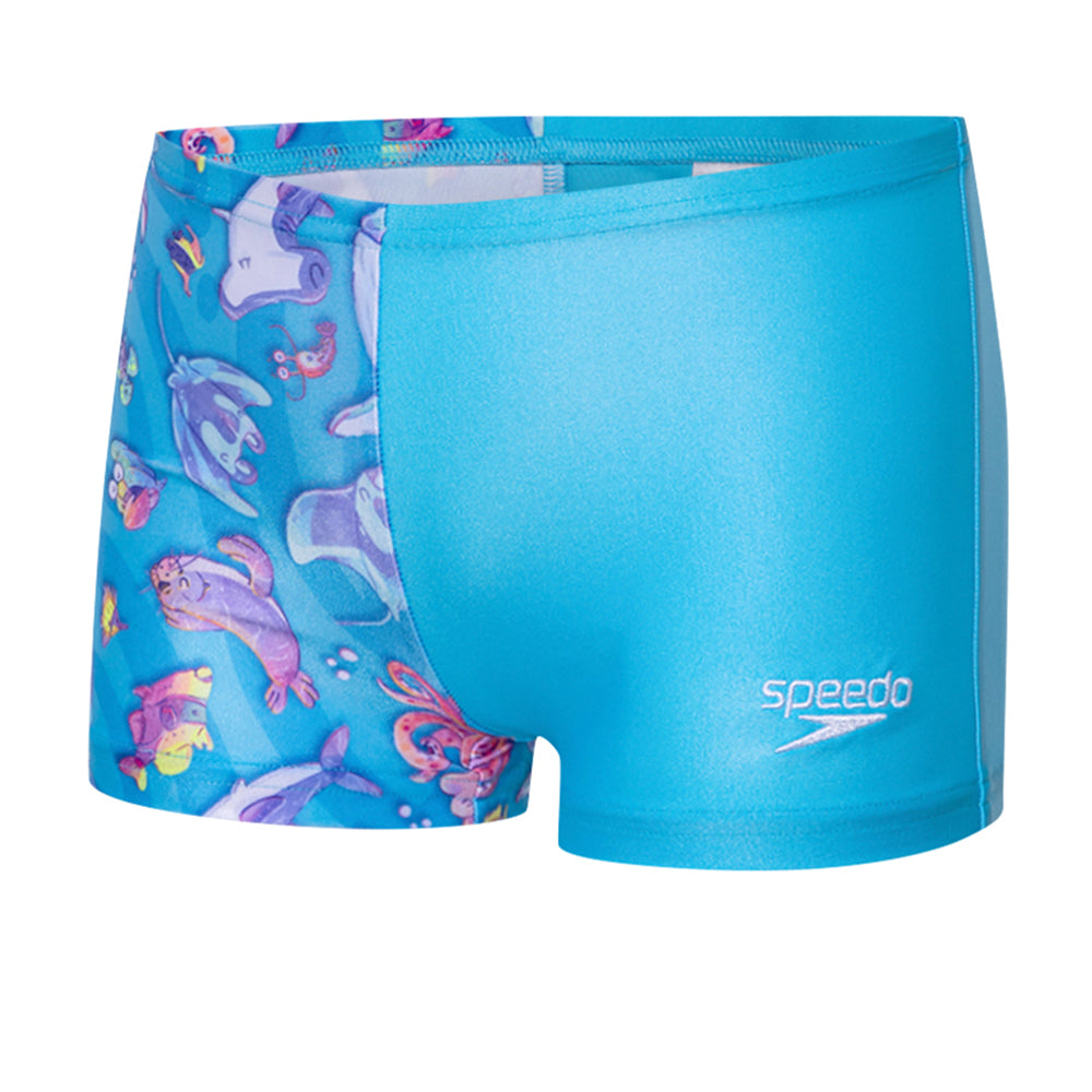 SPEEDO Digital Allover Aquashort Boys Swim Shorts - Supersports Thailand