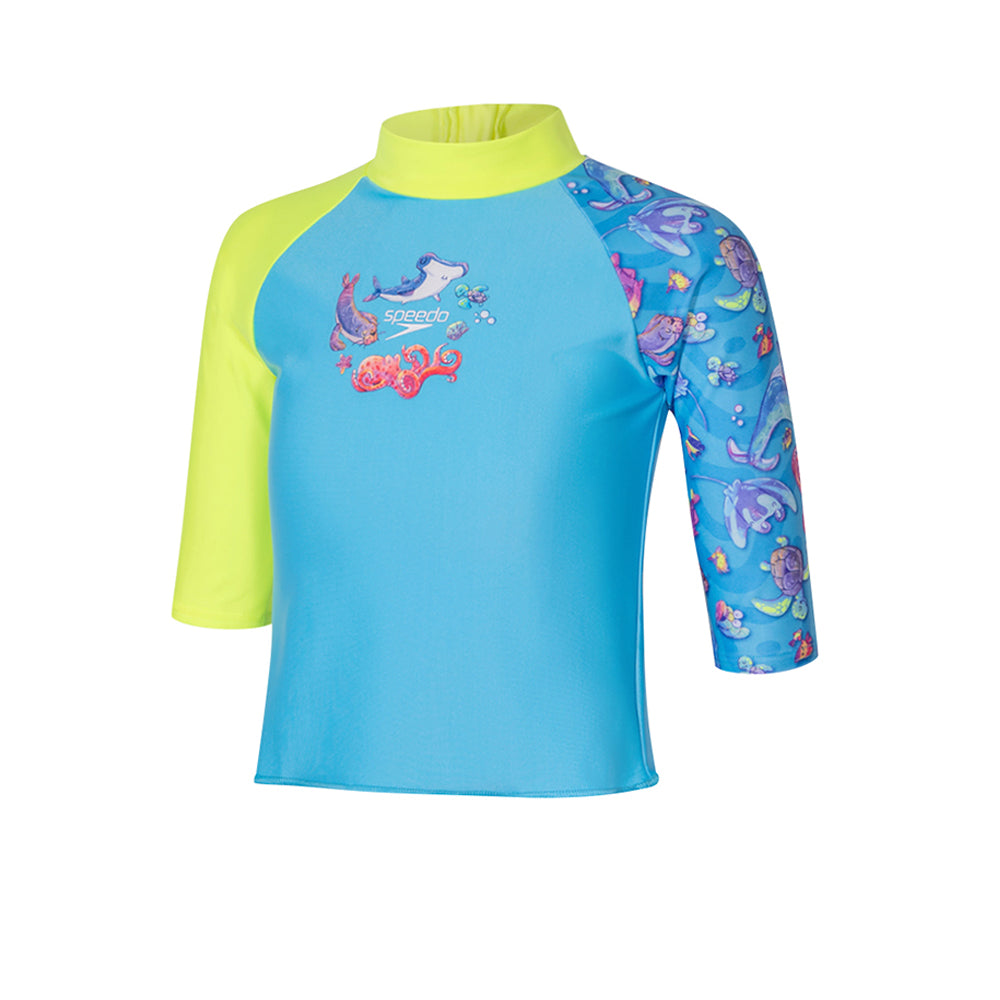 SPEEDO Digital Long Sleeve Boys Rashguard - Supersports Thailand