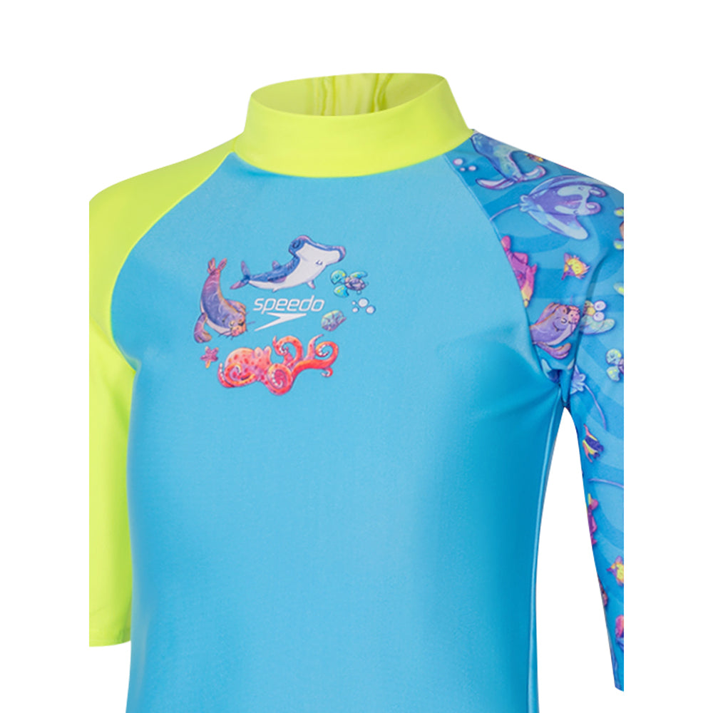 SPEEDO Digital Long Sleeve Boys Rashguard - Supersports Thailand