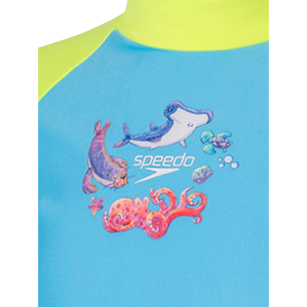 SPEEDO Digital Long Sleeve Boys Rashguard - Supersports Thailand