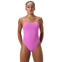 SPEEDO Solid Lattice Tie-Back Women's Swimsuit - Supersports Thailand