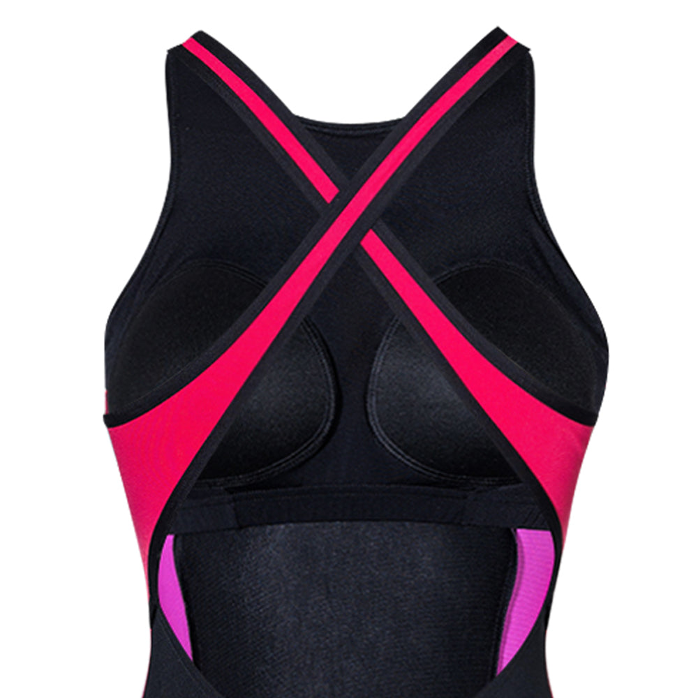 SPEEDO Highneck Splice Crossback Women's Swimsuit - Supersports Thailand