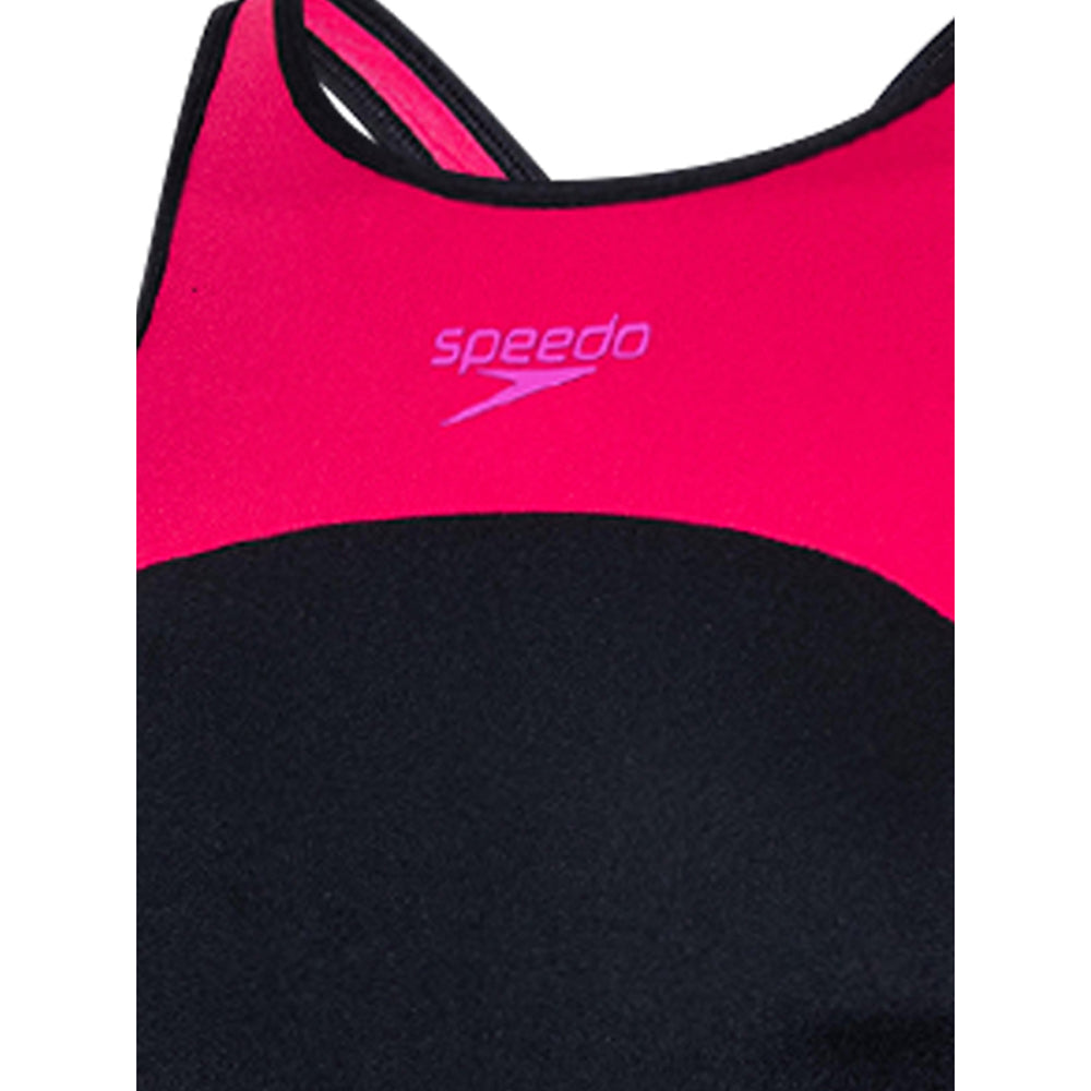 SPEEDO Highneck Splice Crossback Women's Swimsuit - Supersports Thailand