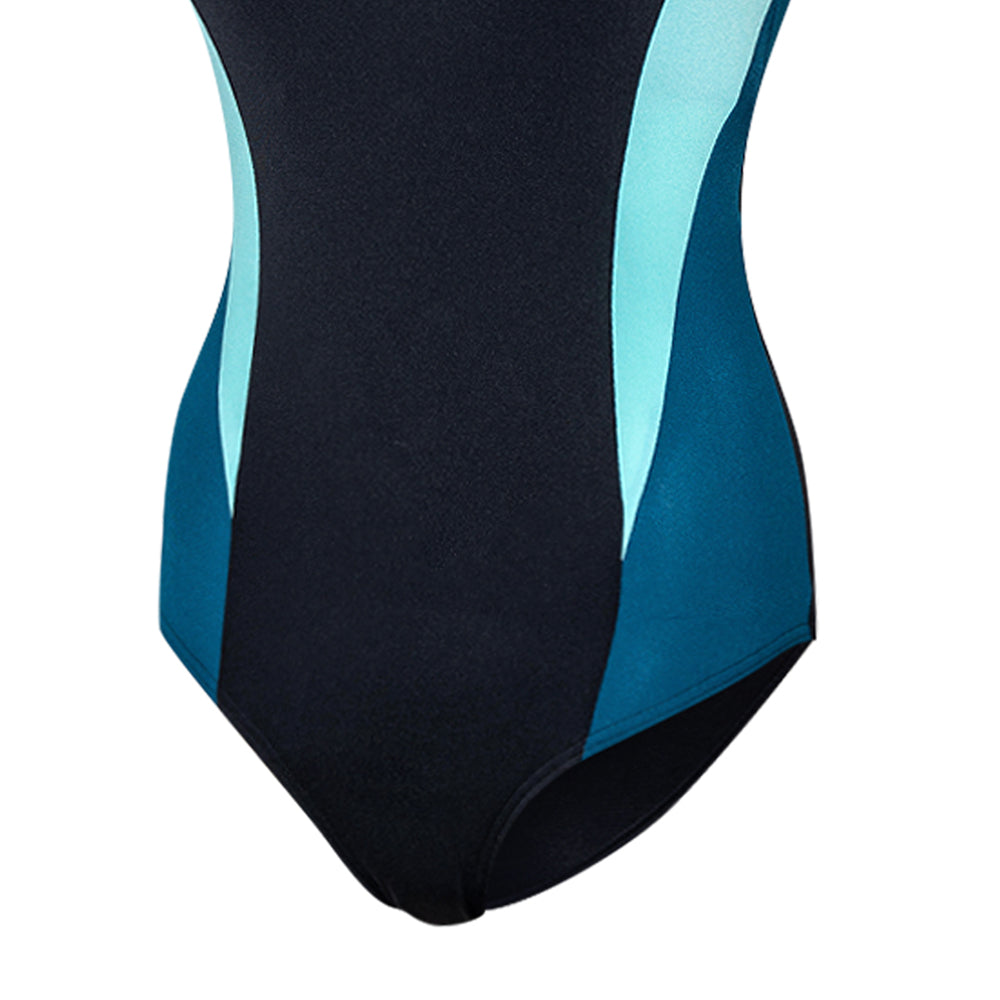 SPEEDO Highneck Splice Crossback Women's Swimsuit - Supersports Thailand Supersports Thailand