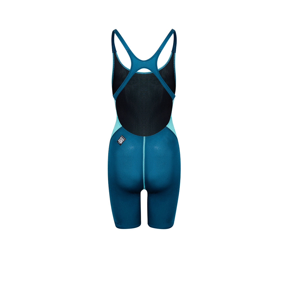 SPEEDO Fastskin Endurance+ Max Openback Kneeskin ชุดว่ายน้ำเด็กผู้หญิง