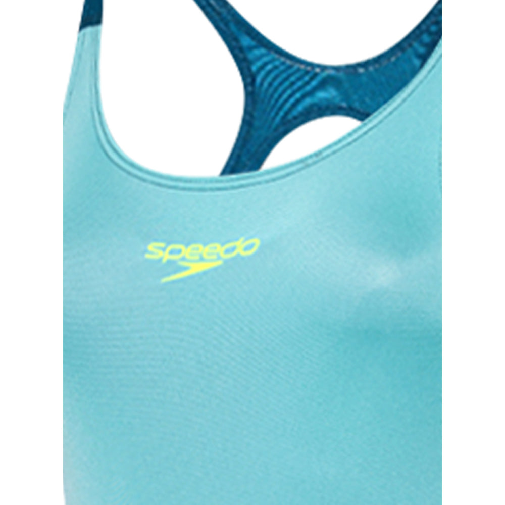 SPEEDO Fastskin Endurance+ Max Openback Kneeskin ชุดว่ายน้ำเด็กผู้หญิง