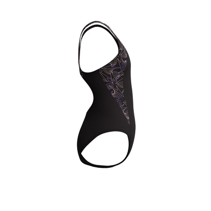 SPEEDO Hyperboom Splice Muscleback One Piece Girls Swimsuit