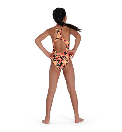 SPEEDO HyperBoom Allover Medalist Girls Swimsuit - Supersports Thailand