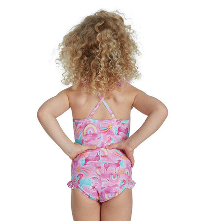 SPEEDO Digital Placement Thinstrap Girls Swimsuit - Supersports Thailand