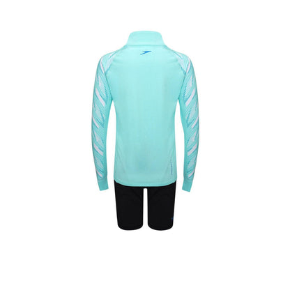 SPEEDO Deluxe Long Sleeves Breathable Top & Jammer Set Girls Swimsuit - Supersports Thailand