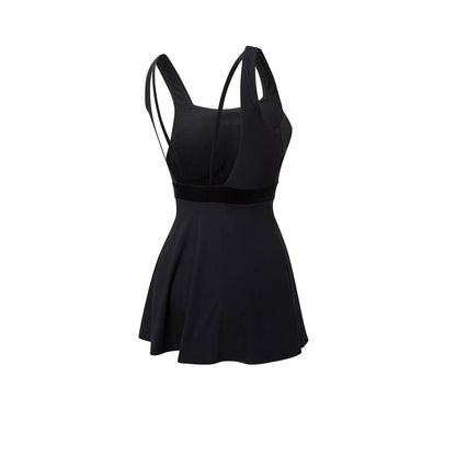 SPEEDO Little Black Dress Velvet Ribbed One-piece Women's Swimsuit - Supersports Thailand