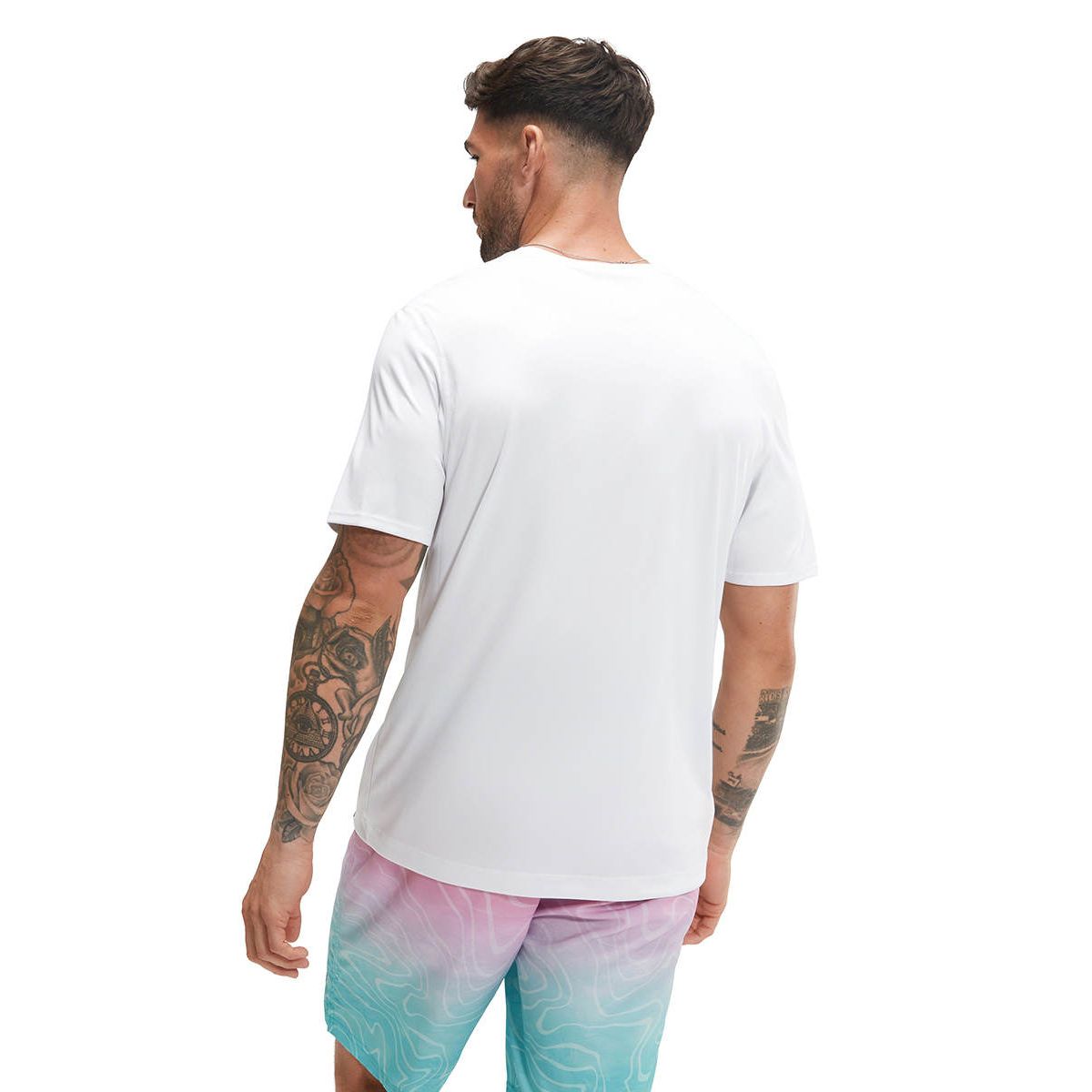 SPEEDO Short Sleeve Graphic Men's Swim Shirt - Supersports Thailand Supersports Thailand