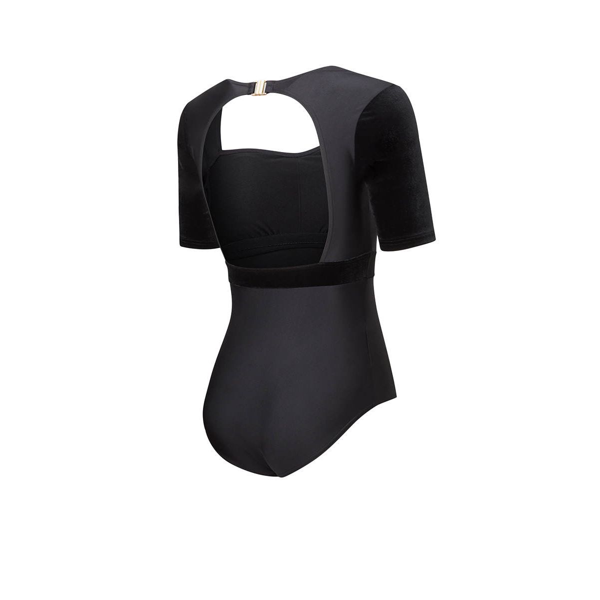 SPEEDO Little Black Dress Velvet Short Sleeved One-piece Women's Swimsuit - Supersports Thailand