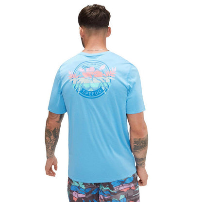 SPEEDO Short Sleeve Graphic Men's Swim Shirt - Supersports Thailand