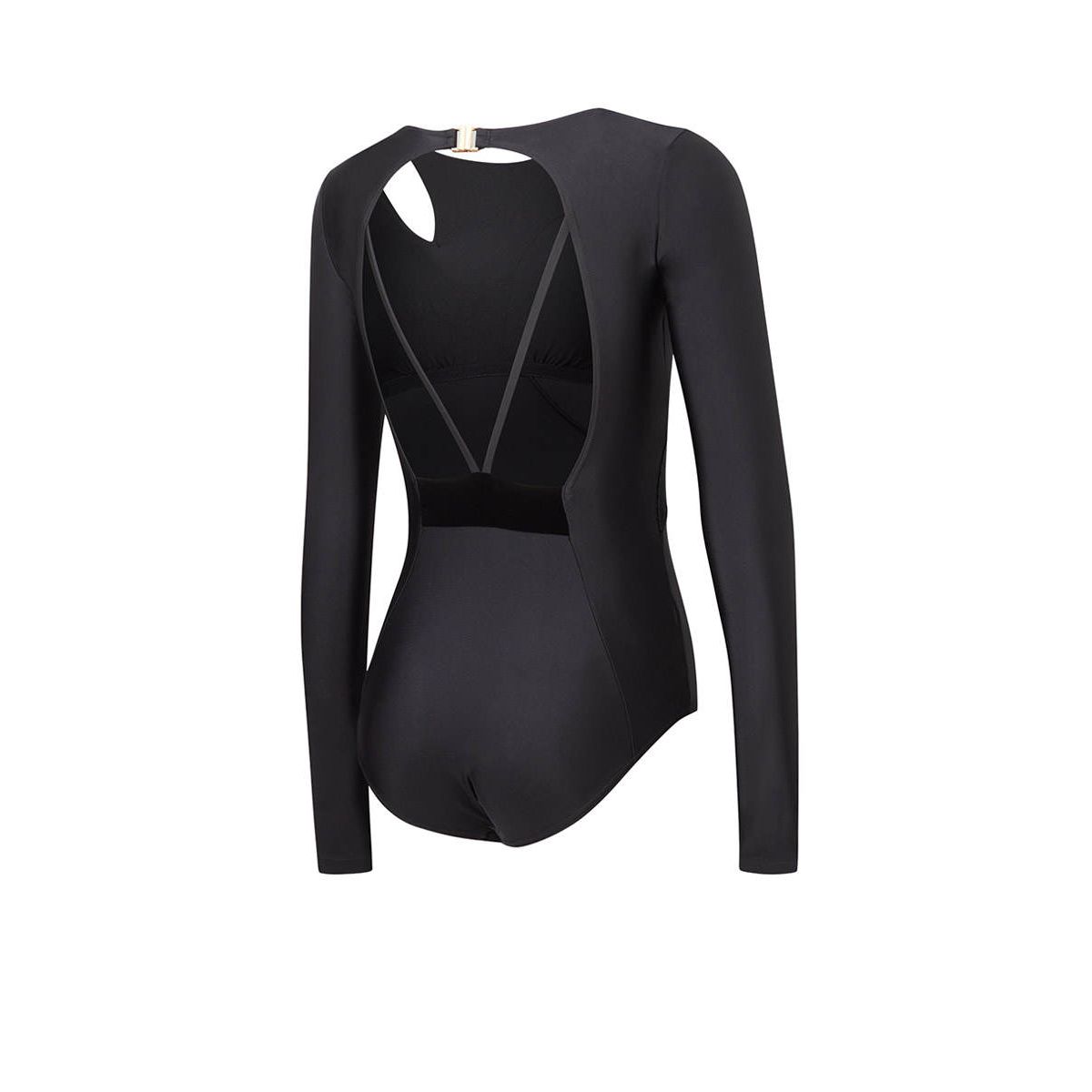 SPEEDO Little Black Dress Velvet Long Sleeved One-piece Women's Swimsuit - Supersports Thailand