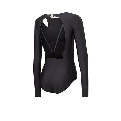 SPEEDO Little Black Dress Velvet Long Sleeved One-piece Women's Swimsuit - Supersports Thailand