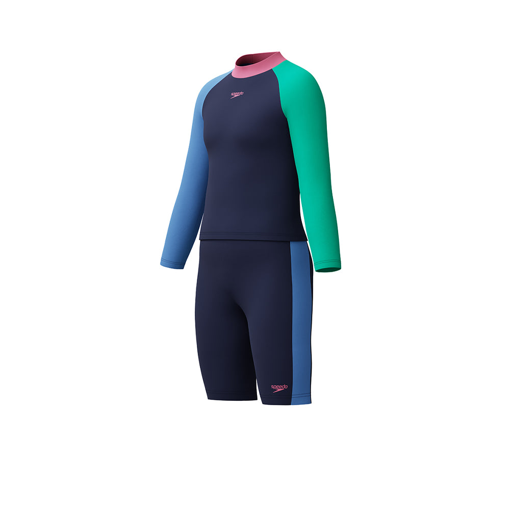 SPEEDO Colourblock Rash Top & Jammer Set Boys Swimsuit - Supersports Thailand