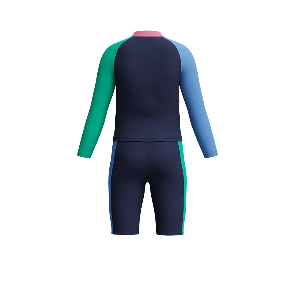 SPEEDO Colourblock Rash Top & Jammer Set Boys Swimsuit - Supersports Thailand
