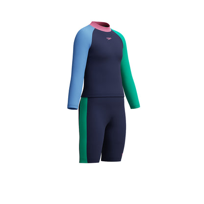 SPEEDO Colourblock Rash Top & Jammer Set Boys Swimsuit - Supersports Thailand