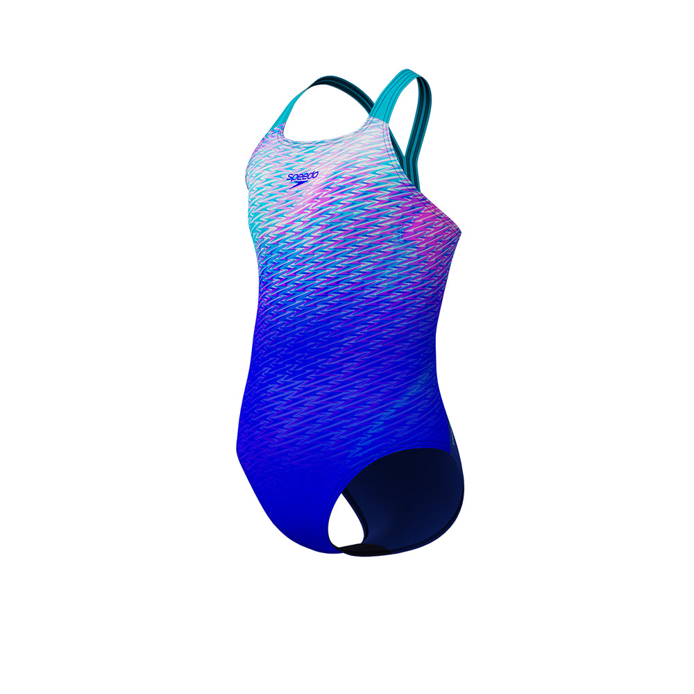 SPEEDO Printed Powerback Girls Swimsuit - Supersports Thailand