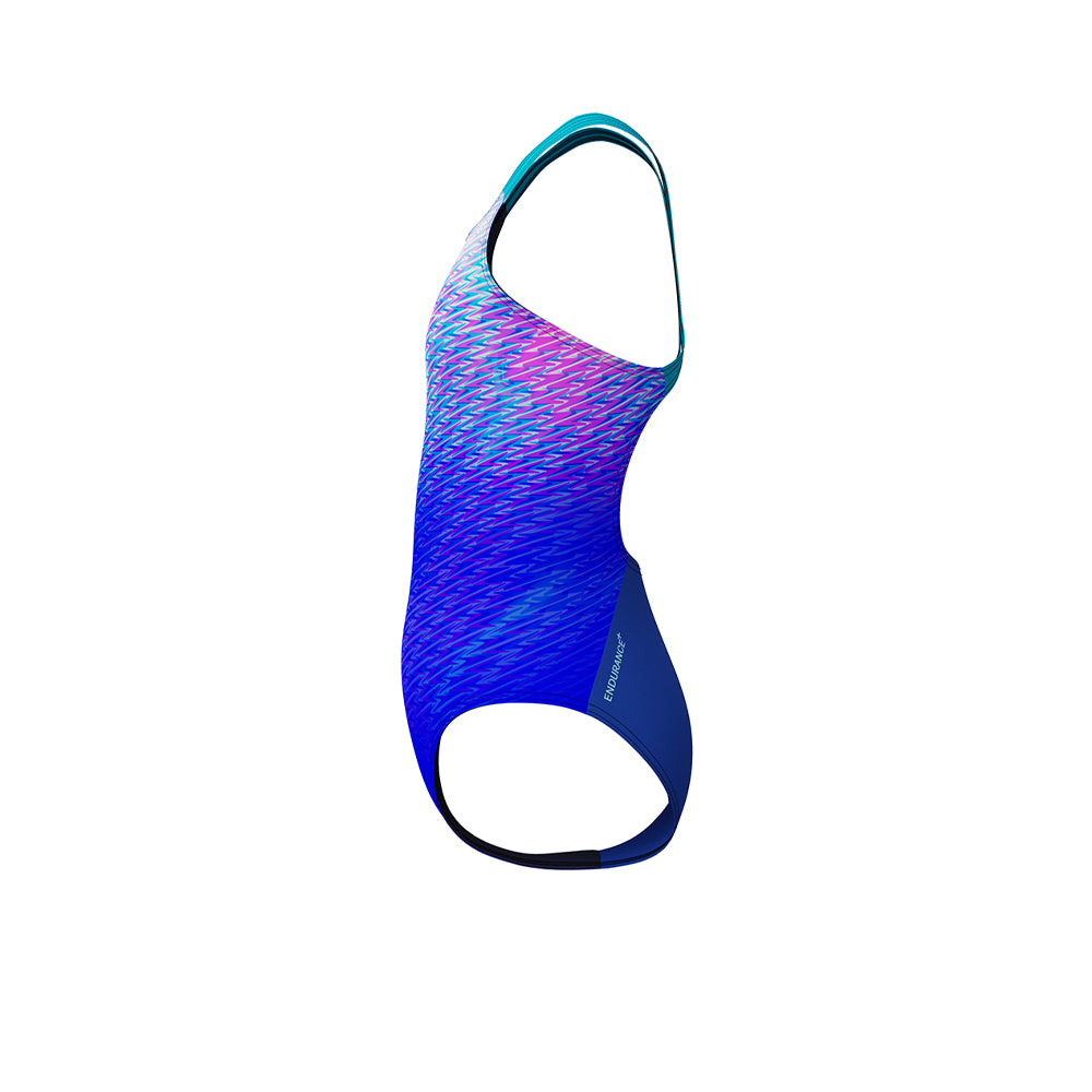 SPEEDO Printed Powerback Girls Swimsuit - Supersports Thailand Supersports Thailand