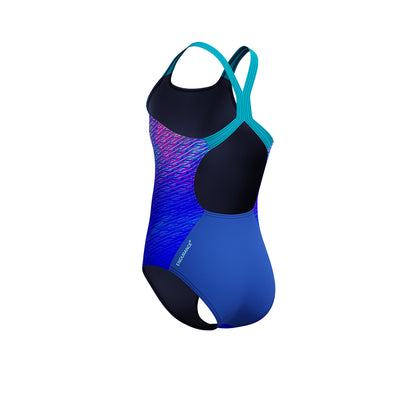 SPEEDO Printed Powerback Girls Swimsuit - Supersports Thailand