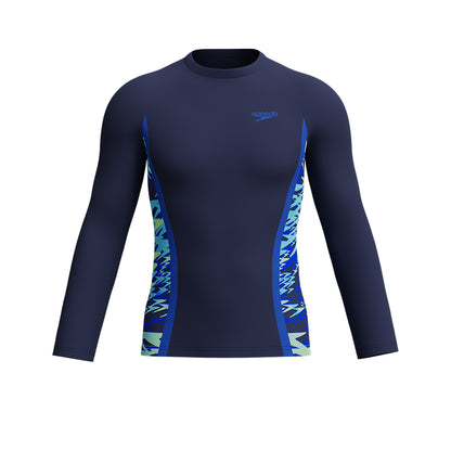SPEEDO Hyperboom Splice UV Men's Rashguard - Supersports Thailand