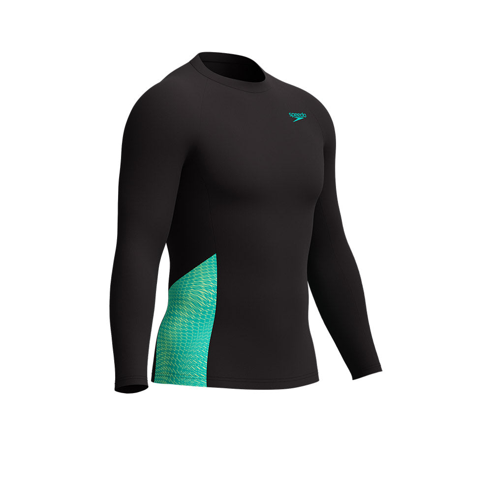 SPEEDO Endurance+ Long Sleeve Splice เสื้อรัชการ์ดผู้ชาย