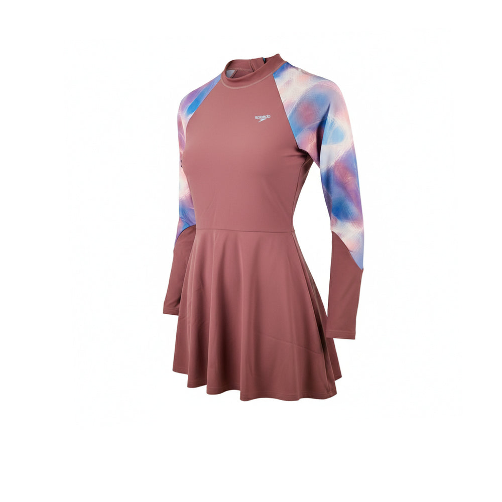 SPEEDO Printed Long Sleeve Dress Women's Swimsuit - Supersports Thailand